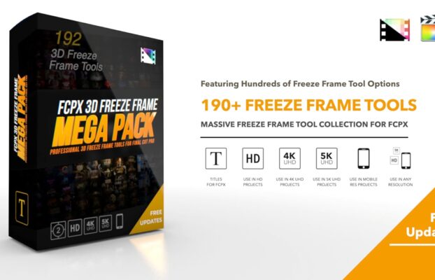 Pixel Film Studios – FCPX 3D Freeze Frame Mega Pack