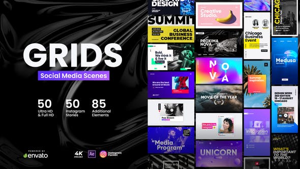 Grids – Social Media Scenes