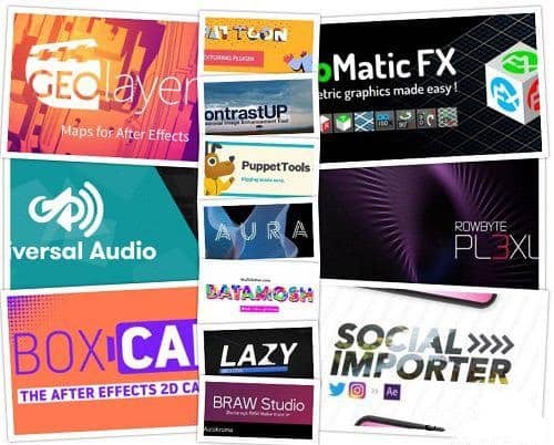 Aescripts – Plugins Collection for After Effects | 2019 (WIN-MAC)