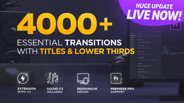 MYFX 4000+ Essential Transitions v2.0