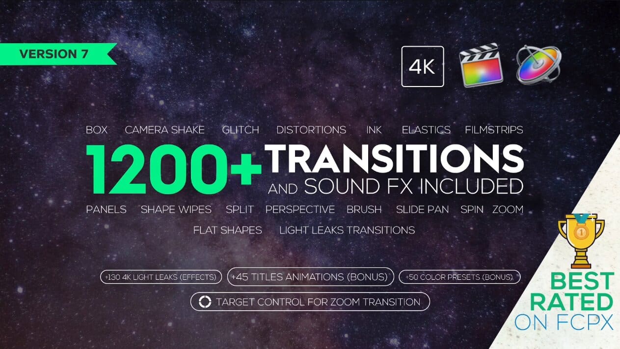 Transitions and Sound FX + Bonus V7