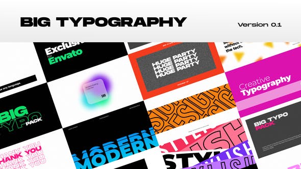 Big Typography – Premiere Pro