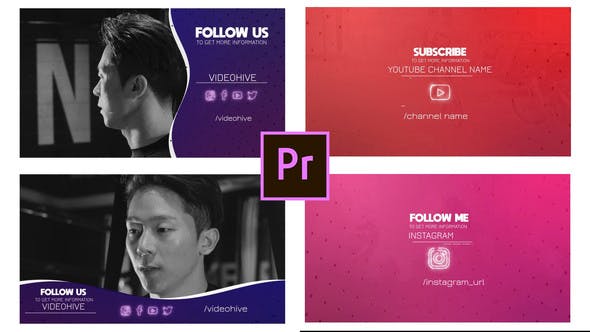 Social Outro – Follow Pack