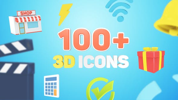 3D Icons for Explainer Video