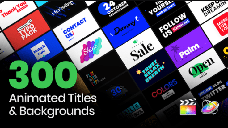 TypeQueen – Titles and Backgrounds for FCP