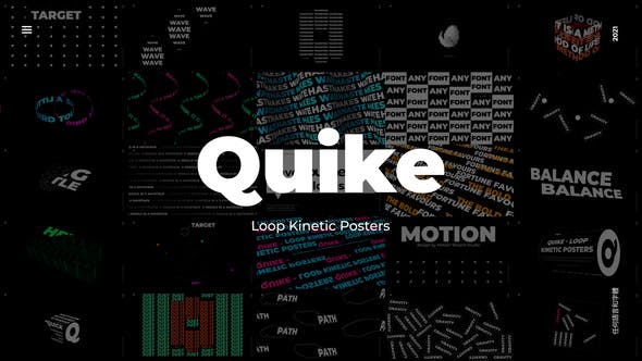 Quike – Loop Kinetic Posters