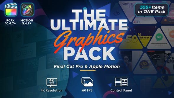The Ultimate Graphics Pack – Final Cut Pro X & Apple Motion
