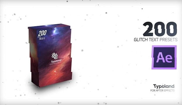 200 Glitch Text Animation Pack