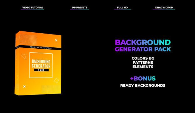 Background Generator Pack – Premiere Pro Presets