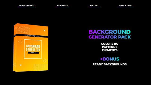 Background Generator Pack – Premiere Pro Presets