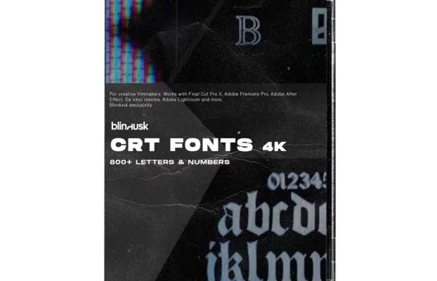 Blindusk – CRT Fonts 4K