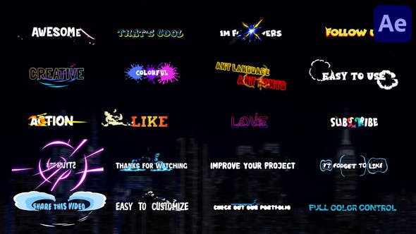 Stylish Titles | After Effects