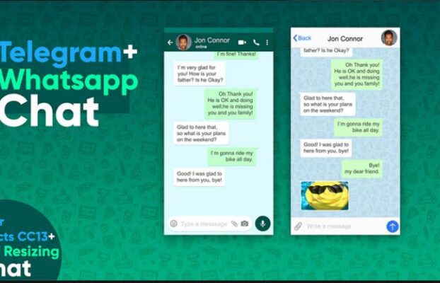 Whatsapp & Telegram Chat Kit