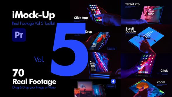 iMock-Up Real Footage Vol 5 Toolkit for Premiere Pro
