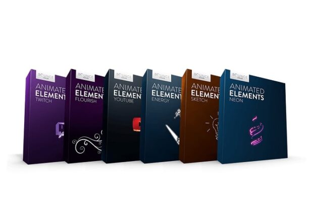 Bounce Color – Animated Elements Bundle 6K