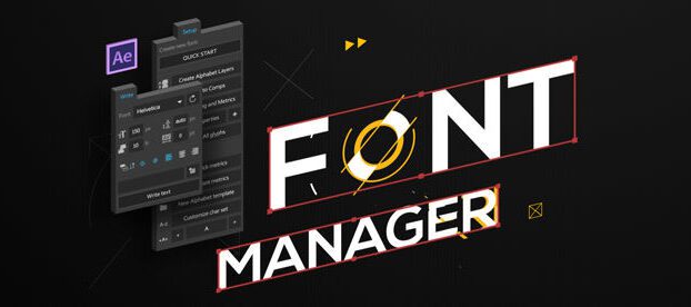 Aescripts Font Manager v2.0.1 (WIN+MAC)