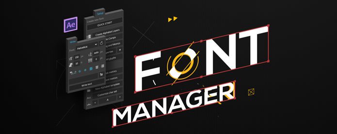 Aescripts Font Manager v2.0.1 (WIN+MAC)