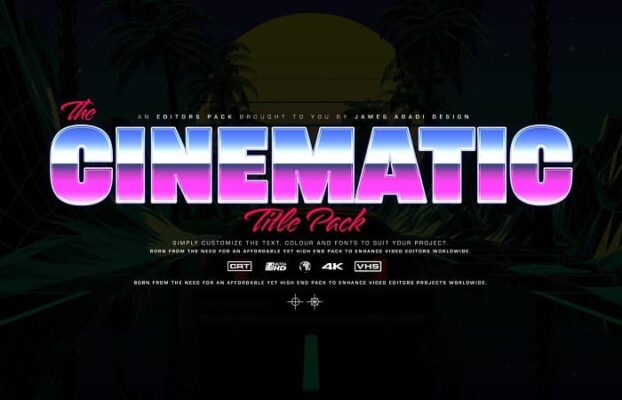 James Abadi Design – The Cinematic Title Pack Bundle
