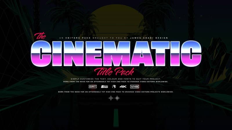 James Abadi Design – The Cinematic Title Pack Bundle