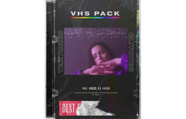 Video Milkshake – VHS Glitches and Textures Overlay Pack 1.0
