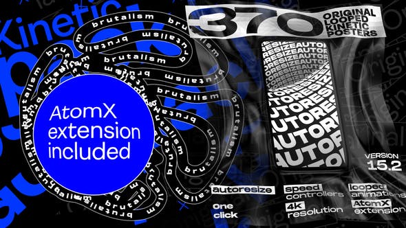 Seamless Loop Kinetic Posters V15.2