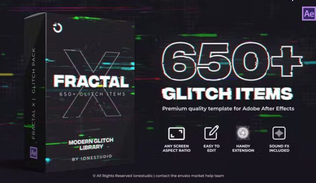 FRACTAL X | 650+ Glitch Pack