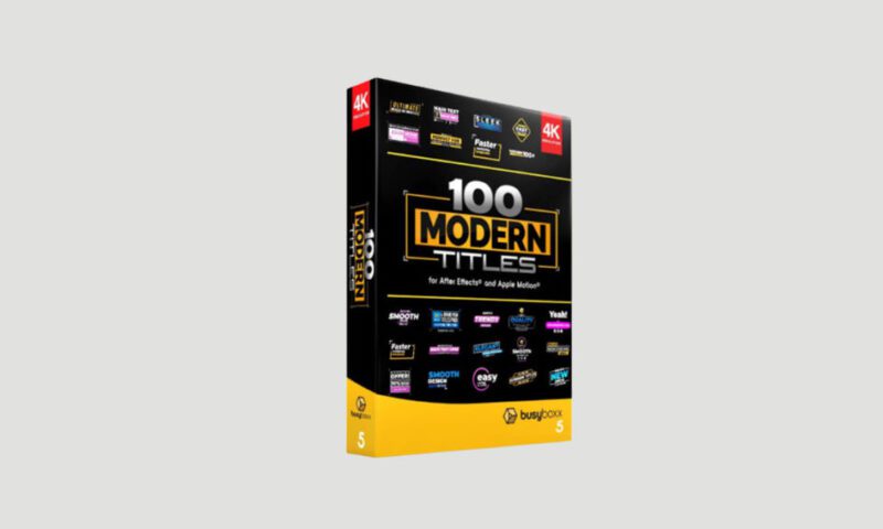 BusyBoxx – V05 Modern Titles