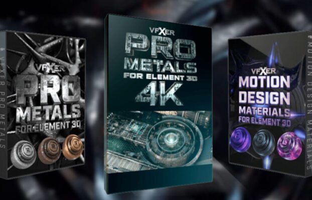 VFXER – Element 3D Materials Bundle