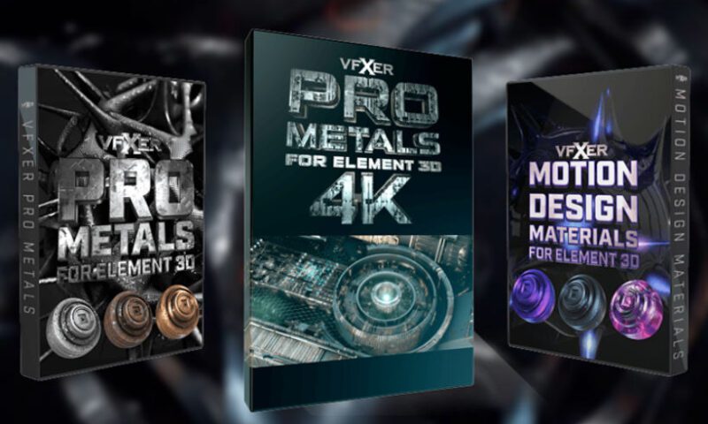 VFXER – Element 3D Materials Bundle