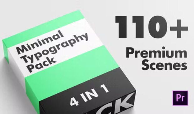 Minimal Typography Pack | MOGRT