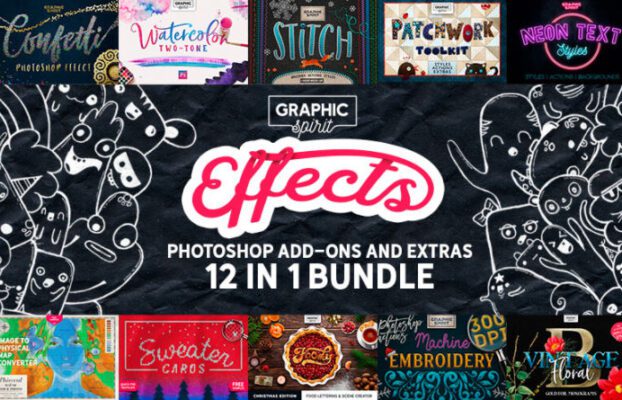 Inkydeals 12-In-1 Photoshop Add-Ons Bundle