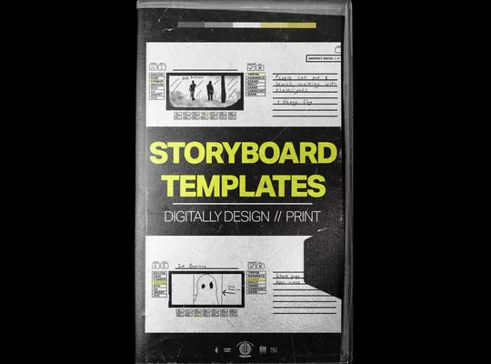 Tropic Colour – STORYBOARD TEMPLATES
