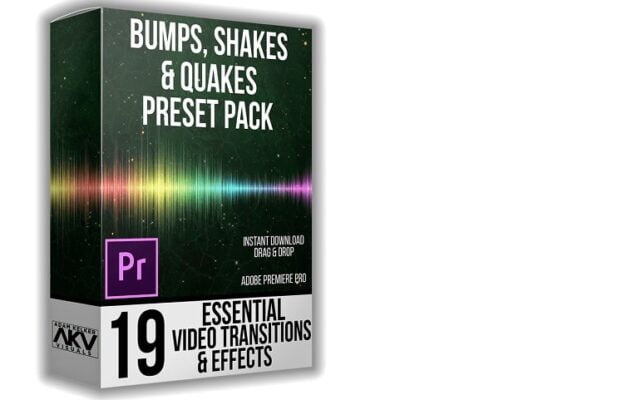 Bumps, Shakes, and Quakes Preset Pack | AKV Studios