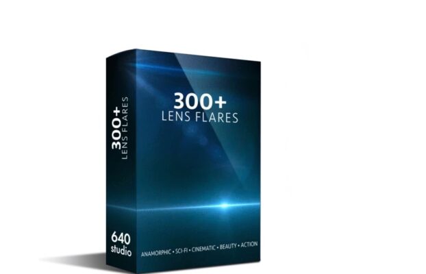 300+ Action Sci-fi Cinematic Anamorphic Lens Flares | 640studio