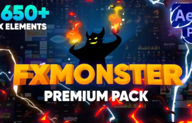 FX MONSTER – Premium Pack [1650+ 2D FX Elements]