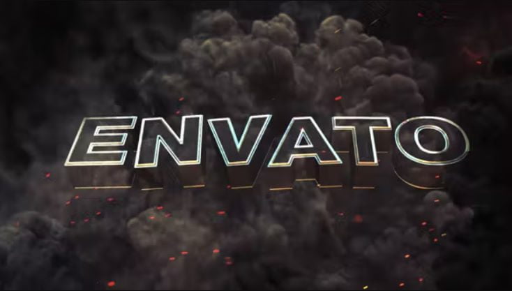 Powerful Explosion 3D Logo