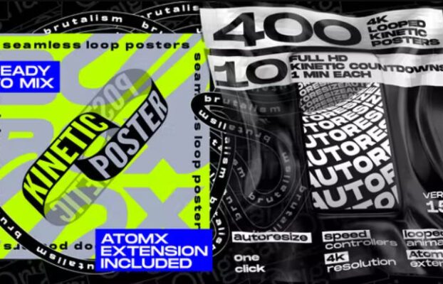 Seamless Loop Kinetic Posters v15.4