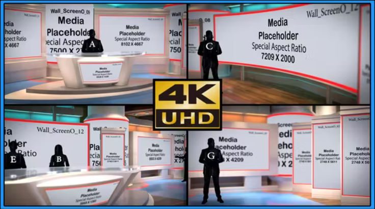 Virtual Studio Set – S07