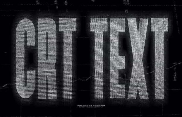 CRT TEXT + TITLES in Premiere Pro