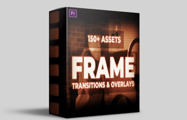 150+ Adobe Premiere Pro Assets: FRAME – Transitions & Overlays
