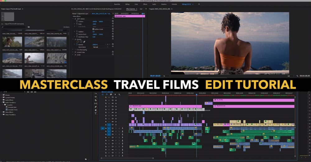 Jakob Owens Productions – MASTERCLASS “TRAVEL FILMS” EDIT TUTORIAL! – Premiere Pro Workflow
