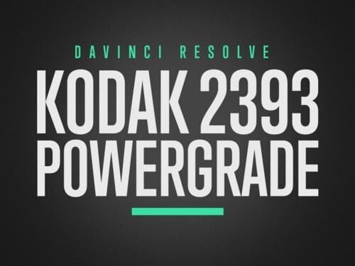 Juan Melara – Kodak 2393 & Film Matrix PowerGrade