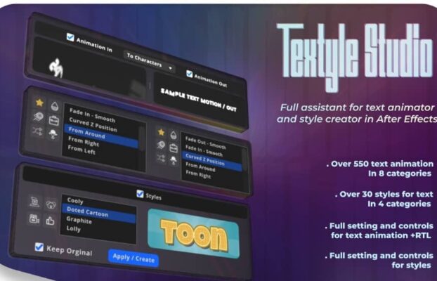 Aescripts – Textyle Studio