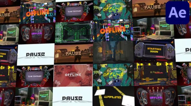 Looped Backgrounds | Web • Twitch • Youtube • Live | Part 2