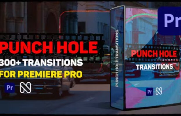 Punch Hole Transitions for Premiere Pro
