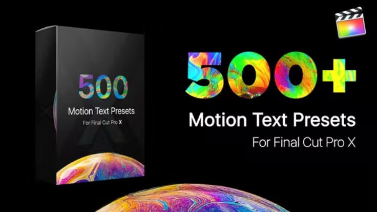 Text Presets Library for Final Cut Pro X