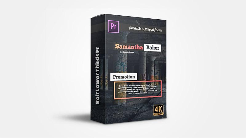 Flat Pack FX – Bolt Lower Thirds