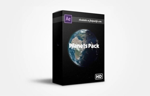 Flat Pack FX – Realistic Planets Pack