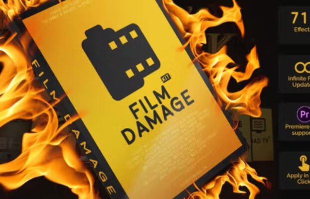 Film Damage Kit | Big Pack of Film Damage Presets for After Effects