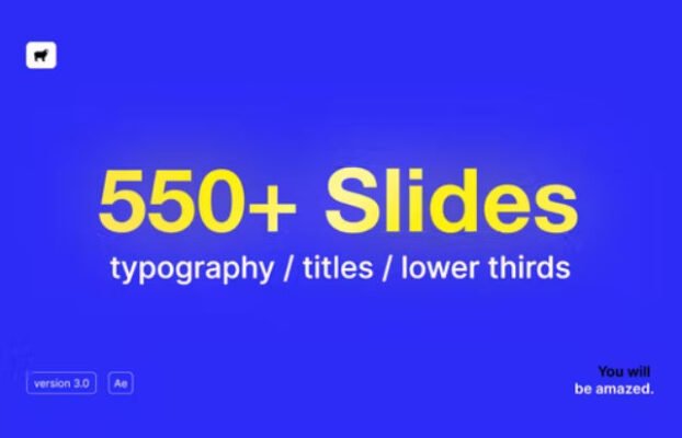 Just Typography Pack V3 Videohive